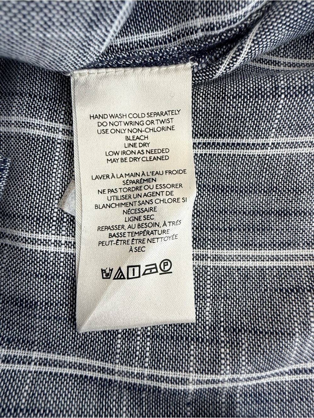 Pilcro Blue and White Striped Ruffle-Collar Button Down Top (Anthropologie) - Picture 5 of 7